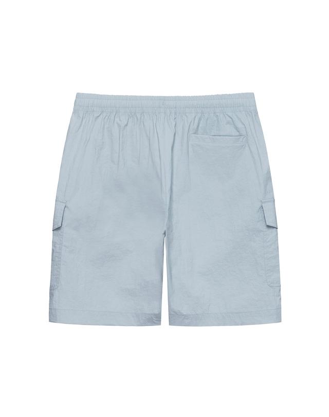 나우 에어로쉘 카고 하프 팬츠 Light Blue 착용컷