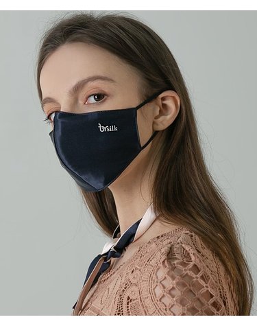 토브실크 네이비 샤뮤즈 실크마스크