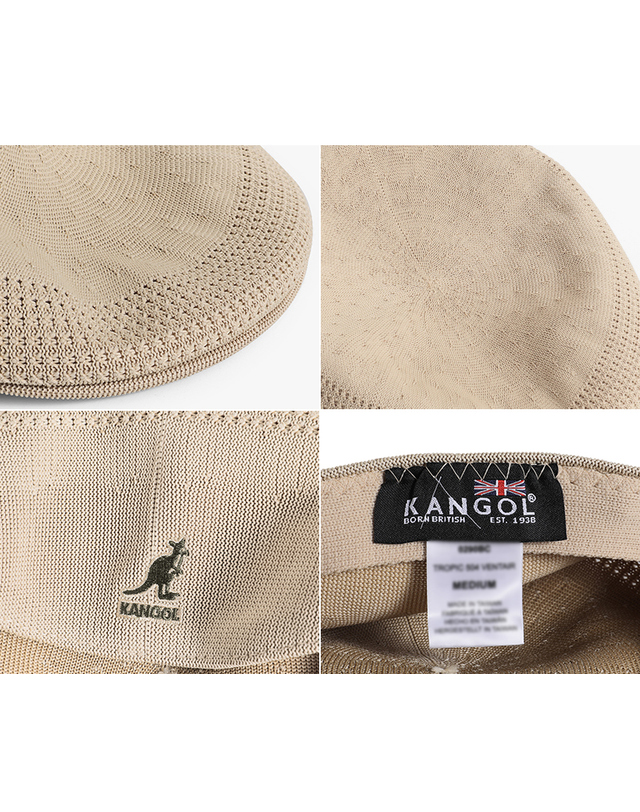 캉골 캉골 0290BC BEIGE 트로픽 504 벤티어 헌팅캡 착용컷