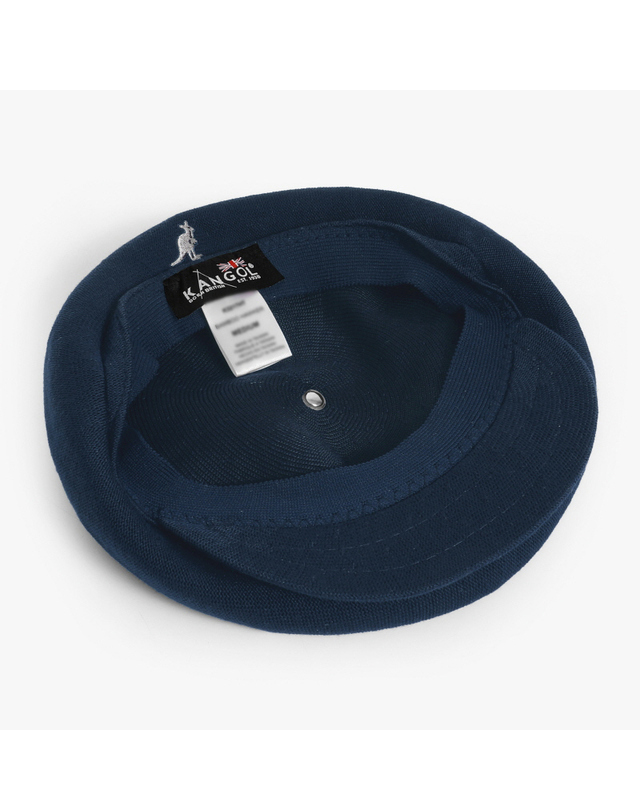 캉골 캉골 K3217HT DK BLUE 뱀부 호커 울 뉴스보이캡 팔각모자 착용컷