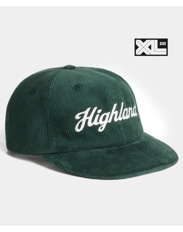 플래토 빅사이즈 코듀로이캡 XL HIGH CODU CAP DARK GREEN