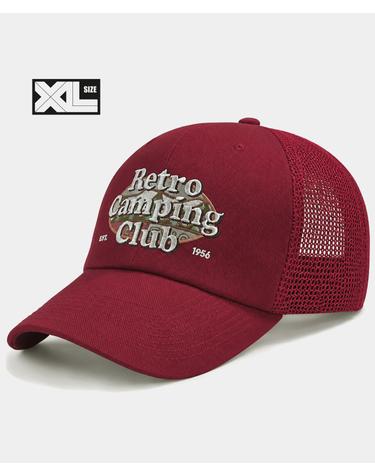 빅사이즈 메쉬 볼캡 XL RETRO CC CAP DARK RED