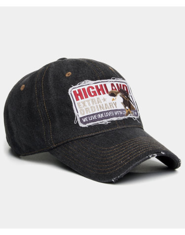 워싱 볼캡 HIGH EA DENIM CAP BLACK