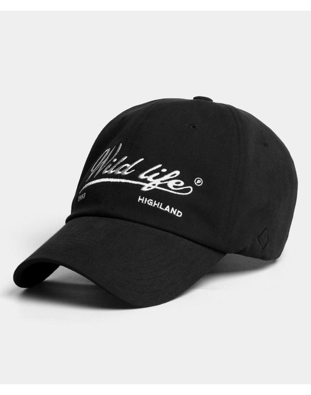 플래토 피치원단 볼캡 WILD LIFE CAP BLACK 착용컷