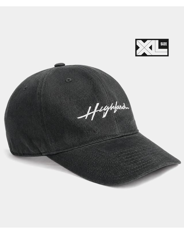 플래토 빅사이즈 볼캡 XL HIGHLAND CAP DARK GREY 착용컷