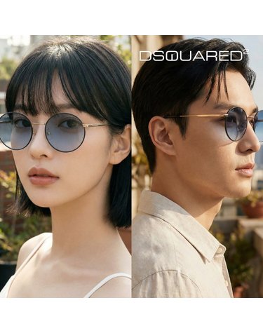 디스퀘어드 DQ0261K 92X 공식수입 라운드 오버사이즈 메탈 미러 명품선글라스