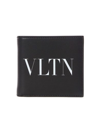[명품] 발렌티노 VLTN 로고프린트 래더 반지갑WY2P0654 LVN 0NO