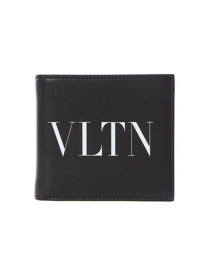 발렌티노 가라바니 [명품] 발렌티노 VLTN 로고프린트 래더 반지갑WY2P0654 LVN 0NO 진한 그레이 착용컷