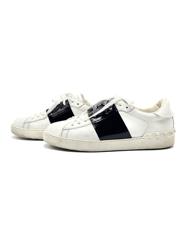 발렌티노 가라바니 [중고명품] [중고명품] 발렌티노 히든오픈 스니커즈 L346252 BLACK 착용컷