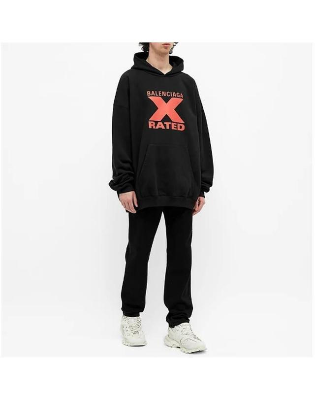 발렌시아가 [명품] 발렌시아가 X RATE 후드 620973 620973 TIVA8 1076 BLACK 착용컷