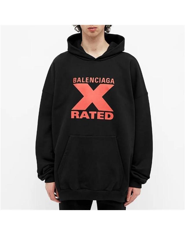 발렌시아가 [명품] 발렌시아가 X RATE 후드 620973 620973 TIVA8 1076 BLACK 착용컷