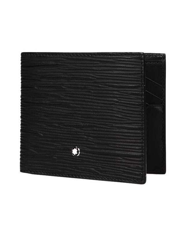 몽블랑 [명품] Montblanc 몽블랑 반지갑 130927 남성 반지갑 BLACK 착용컷