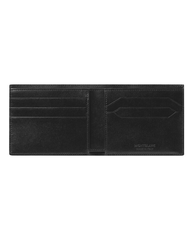 몽블랑 [명품] Montblanc 몽블랑 반지갑 198308 남성 반지갑 BLACK 착용컷
