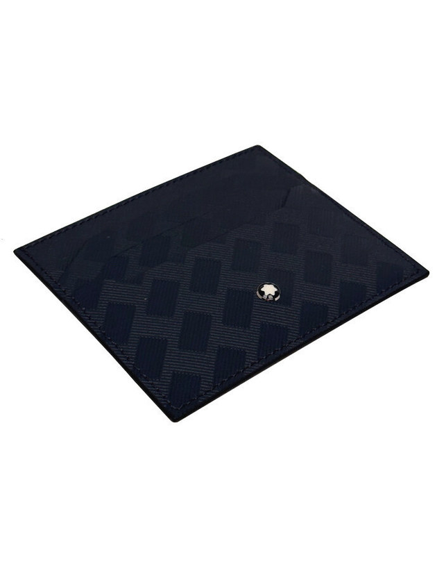몽블랑 [명품] Montblanc 몽블랑 카드 198079 남성 카드지갑 네이비 착용컷