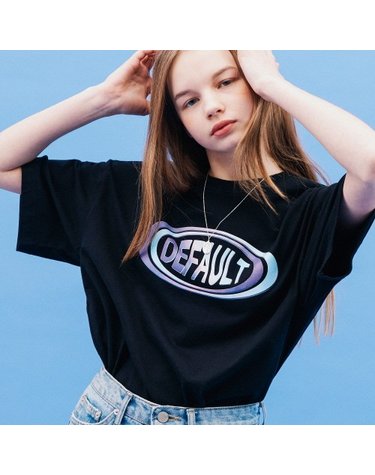 CONVEX LENS LOGO TEE(BLACK)