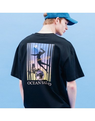 SHARK POINT TEE(BLACK)