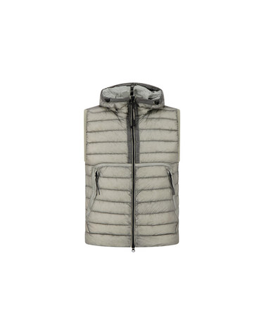 [명품] CP컴퍼니 26FW 고글 렌즈 DD 쉘 후드 경량패딩 베스트 플린트그레이 21CMVE014A 110416A 936