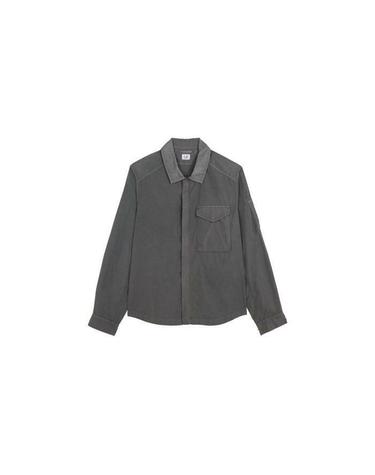 [명품] 25SS CP컴퍼니 크롬 R 풀 짚 오버셔츠 18CMOS095A 005904G 935