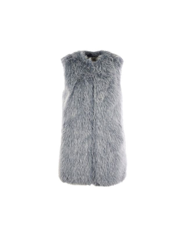 에르노 [명품] 에르노 25FW RESORT 퍼 베스트 블루 GC00065DR 12627 9121 밝은 블루 착용컷