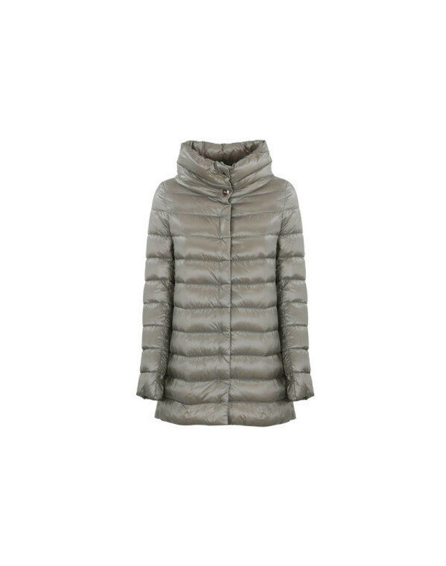 에르노 [명품] 에르노 26FW AMELIA 하이넥 롱 패딩자켓 그레이 PI0505DIC 12017Z 9406 착용컷