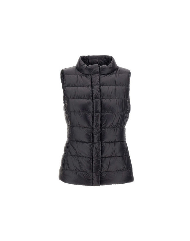 에르노 [명품]에르노 24FW GIULIA 퀄팅 패딩조끼 블랙 PI0661DIC 12017Z 9300 4607444188308580 BLACK 착용컷