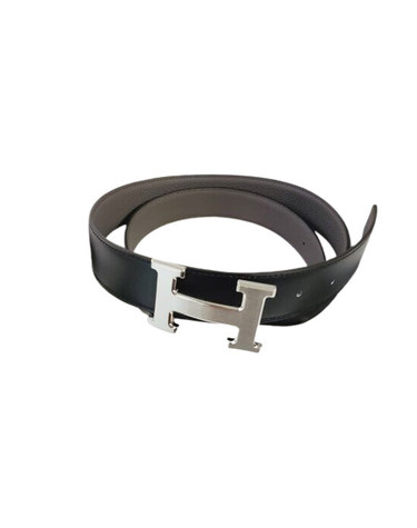 [명품]에르메스 H 버클 클래식 남성 벨트 양면 리버서블 32mm 블랙 에땅 가죽 무광 은장 1149833 219187562