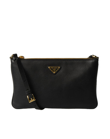 [명품] 프라다 소프트 가죽 블랙 여성 숄더백 1BC238 2CYS F0002