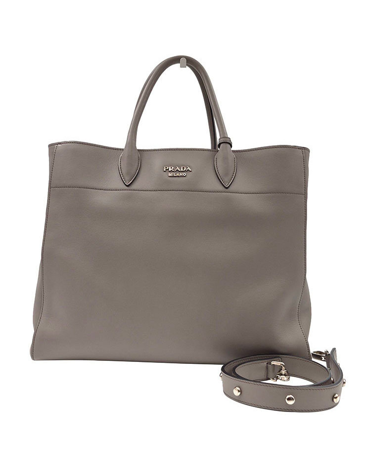 Prada/리본즈(병행수입) [중고] [중고명품] [중고명품] 프라다 시티칼프 토트백 겸 숄더백 1BG041 42126013