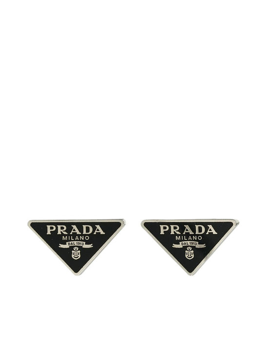 Prada/리본즈(병행수입) [중고] 블랙 실버 925 스말토 귀걸이 1JO720 2DS PF0002