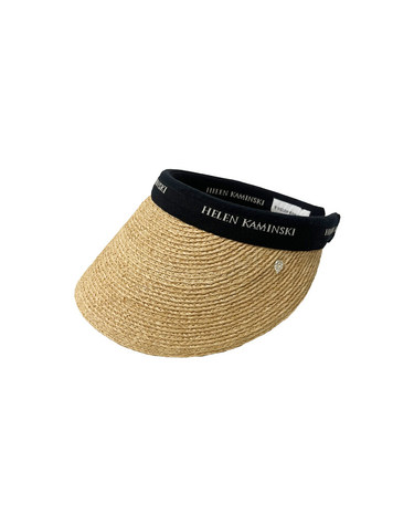 [명품] 헬렌카민스키 26SS 비앙카12 라피아 바이저햇 네추럴블랙 HAT52493 BIANCA12 NATURAL BLACK