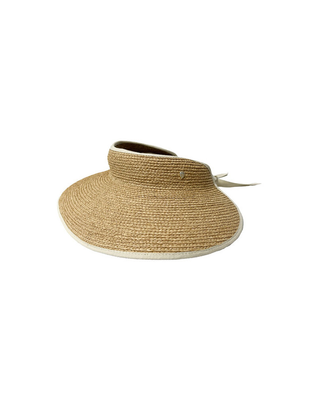 헬렌카민스키 [명품] 헬렌카민스키 26SS 마이 라피아 바이저햇 네추럴샌드 HAT50315 MAI NATURAL SAND 밝은 브라운 착용컷