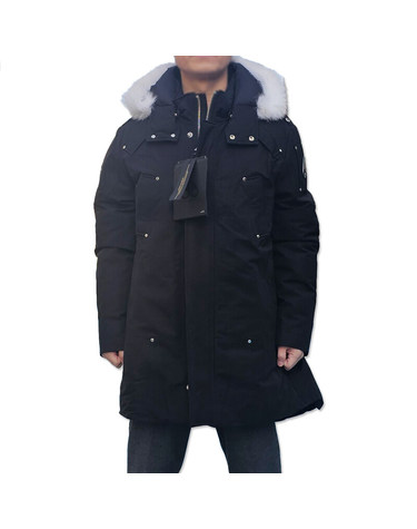 [명품] 무스너클 스틸링 남성 패딩 블랙 화이트퍼 MK4661MPX 290
