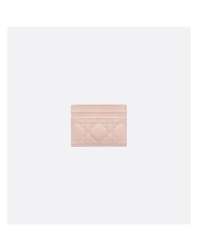 크리스찬디올 크리스찬 디올 [명품] 디올 졸리 프리지아 카드 지갑 파우더 핑크 S3103UNJB M413 아이보리 착용컷