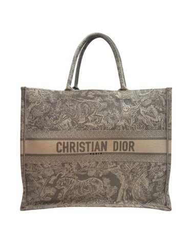 [중고명품] 크리스찬 디올 북토트 트왈드 주이 라지 그레이 M1286ZTDT_M20I 여성 토트백