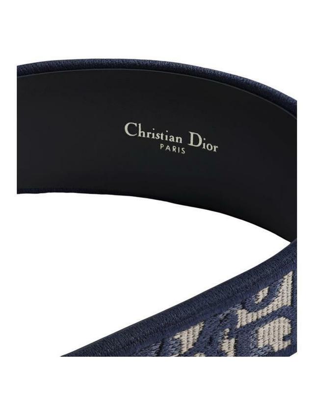 크리스찬디올 크리스찬 디올 [명품] 디올 Dior Oblique Dior Band 헤어밴드 34HBO988X131_C540 네이비 착용컷