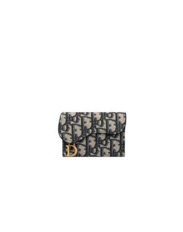 [명품] 크리스찬디올 Saddle 새들 로투스 카드지갑 S5611CTZQ Dior
