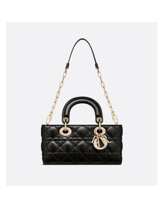 디올 [명품]23FW 디올 LADY D JOY 스몰백 블랙 M0613ONGE M900 M0613ONGEM900 BLACK 착용컷