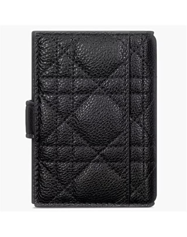 디올 [명품]내일도착 디올 DIOR CARO 버티컬 카드 지갑 S5157UWHCM900 S5157UWHCM900 BLACK 착용컷