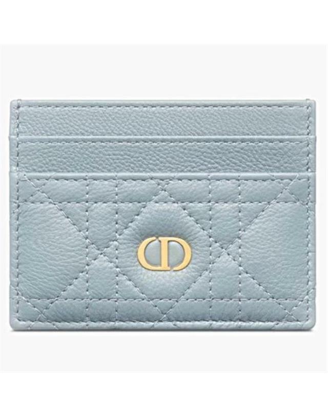 디올 [명품]내일도착 디올 DIOR CARO 5 슬롯 카드 지갑 S5130UWHCM81B S5130UWHCM81B BLACK 착용컷