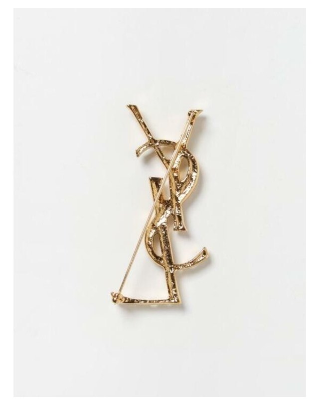 생 로랑 [명품] 생로랑 YSL 오피움 크로커다일 브로치 470371 Y1500 8030 밝은 그레이 착용컷