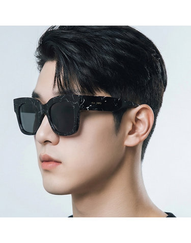베디베로 VE614 BKC BK 스퀘어 뿔테 오버사이즈 남성 여성 패션 선글라스