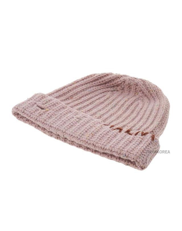 마르니 [마르니] FW24 여성 로고 자수 모자 CLMC0125Q0 UFH938 00C06 착용컷