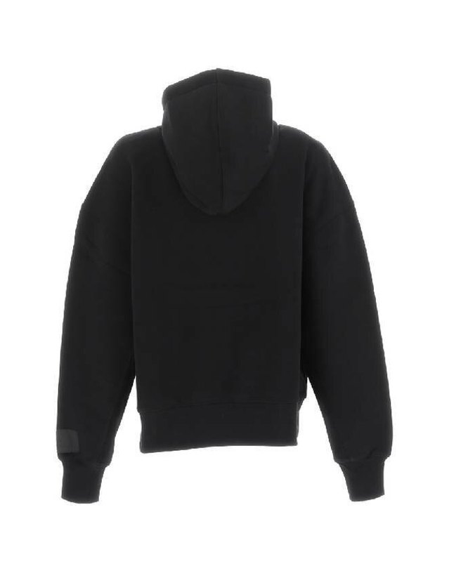아미 [명품] 아미 알렉산드로 마티우시 후드 스웨트 셔츠 USW217 740 001 BLACK 착용컷
