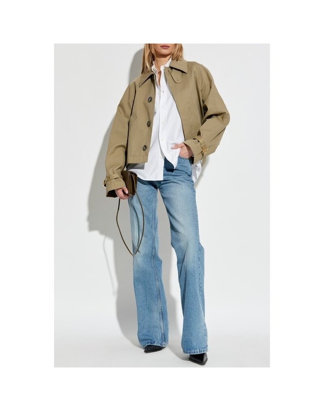 아미 [명품] 26SS 아미 플레어핏 여성 데님 팬츠 FTR420 DE0046 480 밝은 블루 착용컷