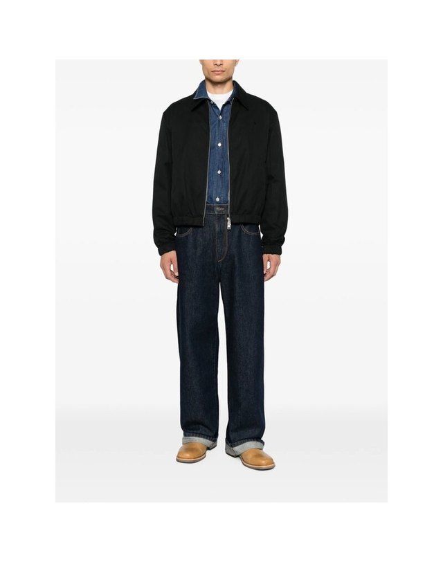 아미 [명품] 26FW 아미 로고 남성 패딩 자켓 HJK830 CO0132 001 BLACK 착용컷
