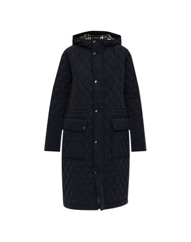 [명품]버버리 24FW 로고 패치 투 포켓 다이아몬드 롱 퀄팅 자켓 블랙 8096919 7813159273334409
