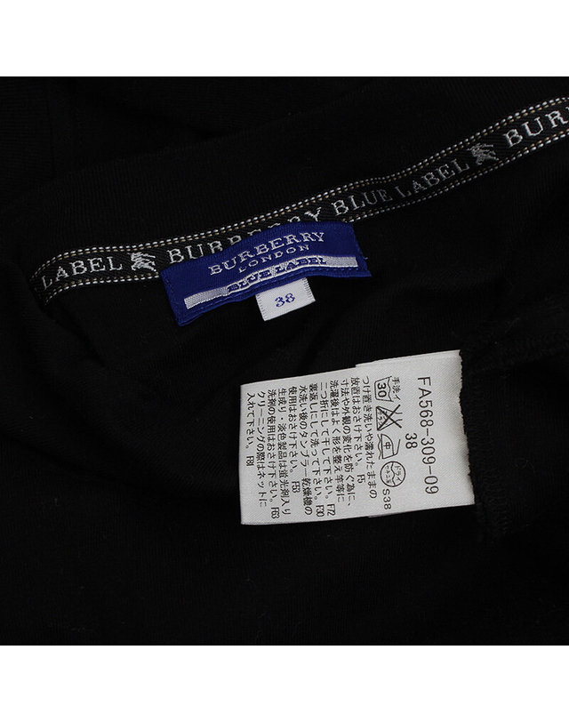 버버리 키즈 버버리 [중고명품] [중고명품] 버버리 블루라벨 레터링 티셔츠 55 BLACK 착용컷