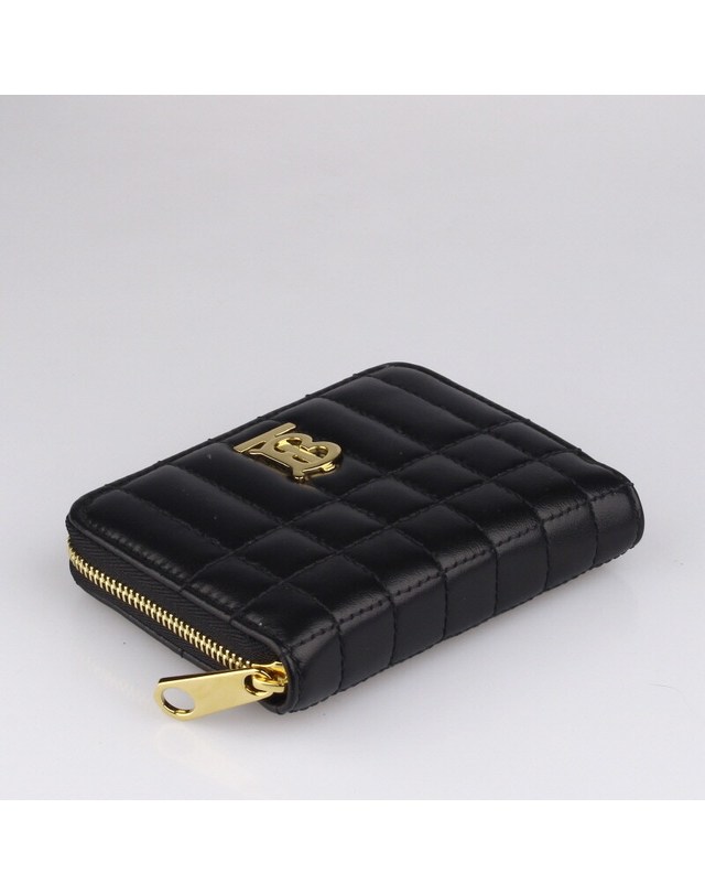 버버리 [명품]BURBERRY 퀼팅 롤라 지퍼 지갑 8062373 8062373 BLACK 착용컷
