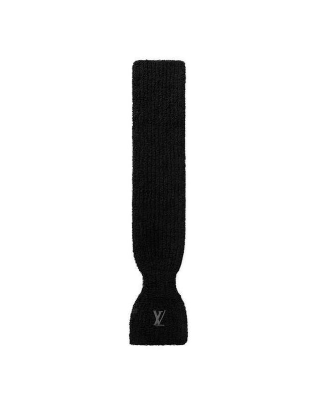 루이비통 [명품] 루이비통 온리 LV 미니 컴피 머플러 블랙 M90804 BLACK 착용컷