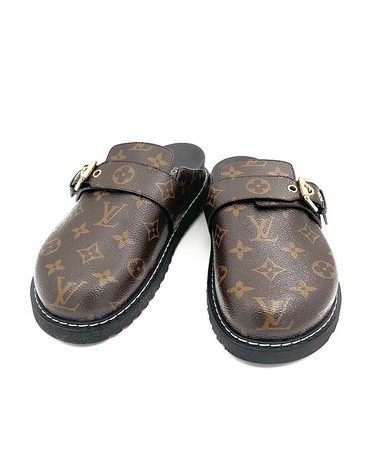 [중고명품] LV 모노그램 코지 플랫 컴포트 클로그 3252501240